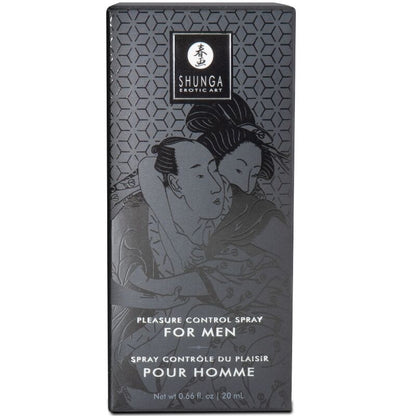 SHUNGA - SPRAY CONTROLADOR DE PRAZER PARA HOMENS 20 ML - Infernum Store