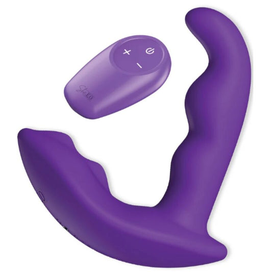 SHE.E.O - ESTIMULADOR ANAL VIBRATÓRIO ROTATIVO COM CONTROLE REMOTO - ROXO - Infernum Store