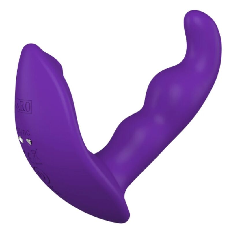 SHE.E.O - ESTIMULADOR ANAL VIBRATÓRIO ROTATIVO COM CONTROLE REMOTO - ROXO - Infernum Store