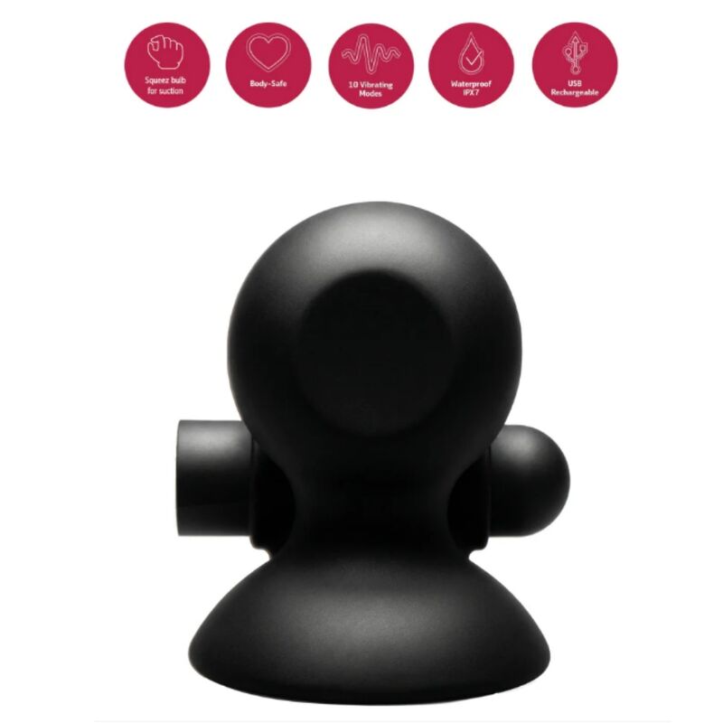SHE.E.O - GEL DE SUCÇÃO VIBRATÓRIO RECARREGÁVEL PARA MAMILOS - Infernum Store