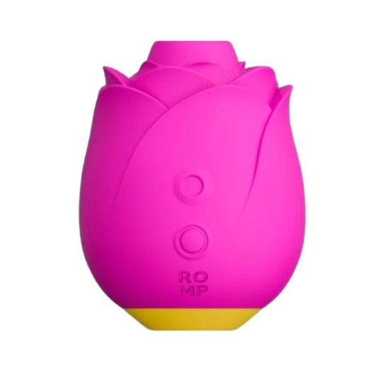 ROMP - ROSE 2.0 APARELHO DE SUCÇÃO CLITORIAL EM FORMATO DE ROSA - Infernum Store