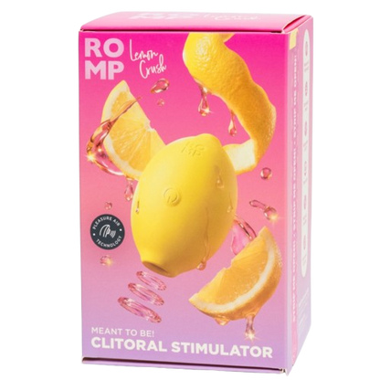 ROMP - LEMON CRUSH PLEASURE AIR ESTIMULADOR CLITÓRICO AMARELO - Infernum Store