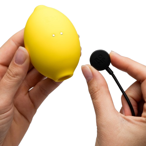 ROMP - LEMON CRUSH PLEASURE AIR ESTIMULADOR CLITÓRICO AMARELO - Infernum Store