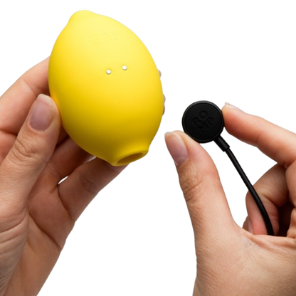 ROMP - LEMON CRUSH PLEASURE AIR ESTIMULADOR CLITÓRICO AMARELO - Infernum Store