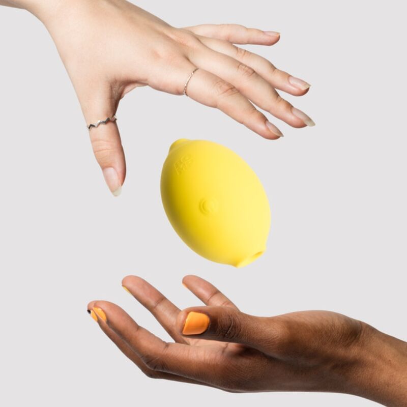 ROMP - LEMON CRUSH PLEASURE AIR ESTIMULADOR CLITÓRICO AMARELO - Infernum Store