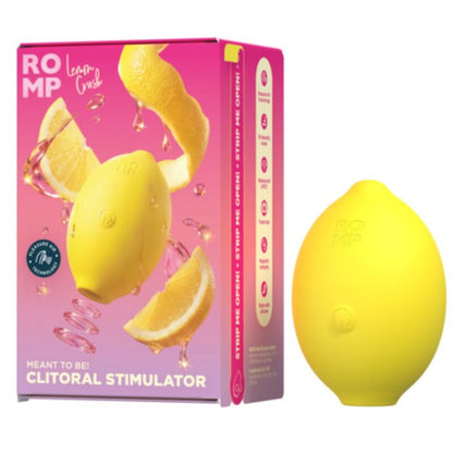 ROMP - LEMON CRUSH PLEASURE AIR ESTIMULADOR CLITÓRICO AMARELO - Infernum Store