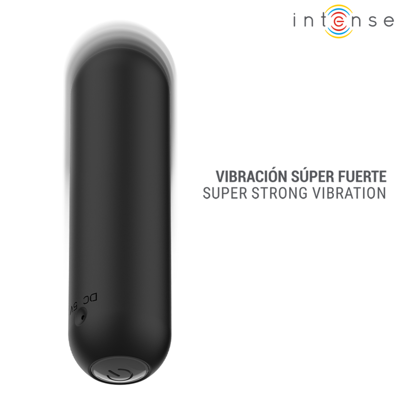 INTENSE - JUDY VIBRADOR BULLET RECARREGÁVEL COM CONTROLE REMOTO PRETO - Infernum Store