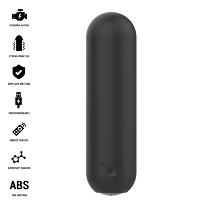 INTENSE - JUDY VIBRADOR BULLET RECARREGÁVEL COM CONTROLE REMOTO PRETO - Infernum Store