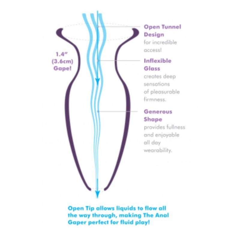 ANAL FANTASY ELITE - MEGA ANAL GAPER PLUG ANAL TRANSPARENTE - Infernum Store