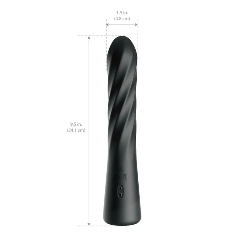 ANAL FANTASY ELITE - TWIST ECSTASY ESTIMULADOR ANAL ROTATIVO RECARREGÁVEL - Infernum Store