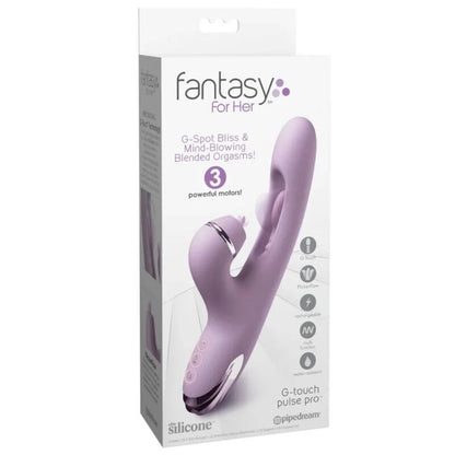 FANTASY FOR HER - G-TOUCH PULSE PRO VIBRADOR COELHO ROXO PARA PONTO G E CLITÓRIS - Infernum Store