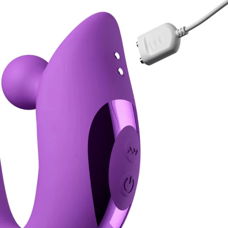 FANTASY FOR HER - HARMONI PRO VIBRADOR COELHO ROXO PARA PONTO G E CLITÓRIS - Infernum Store