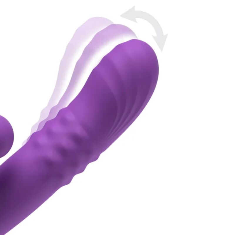 FANTASY FOR HER - HARMONI PRO VIBRADOR COELHO ROXO PARA PONTO G E CLITÓRIS - Infernum Store