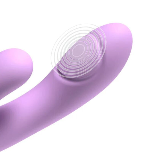 FANTASY FOR HER - INTIMOTION FLUTTER PRO VIBRADOR COELHO ROXO PARA PONTO G E CLITÓRIS - Infernum Store