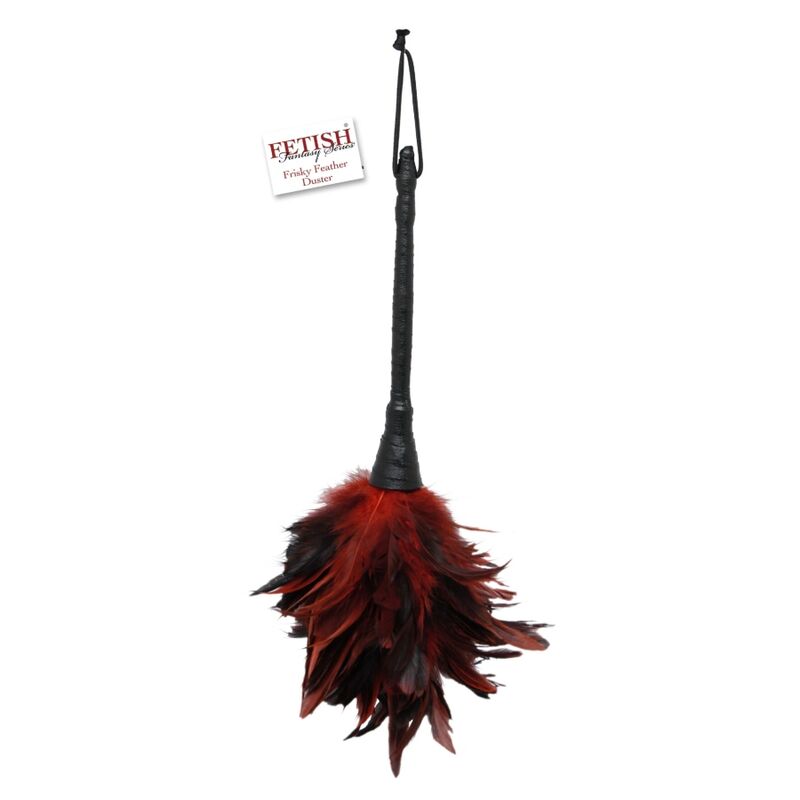 FETISH FANTASY SERIES - CÓCEGAS COM PENAS PRETAS E VERMELHAS - Infernum Store