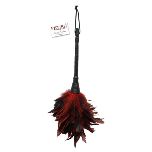FETISH FANTASY SERIES - CÓCEGAS COM PENAS PRETAS E VERMELHAS - Infernum Store