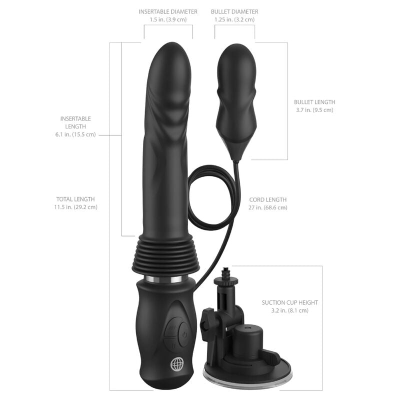 FETISH FANTASY SERIES - PROPULSOR DE SILICONE SUPREMO - Infernum Store