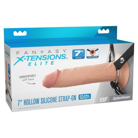 FANTASY X-TENSIONS ELITE - STRAP-ON DE SILICONE OCO DE 17,8 CM - Infernum Store