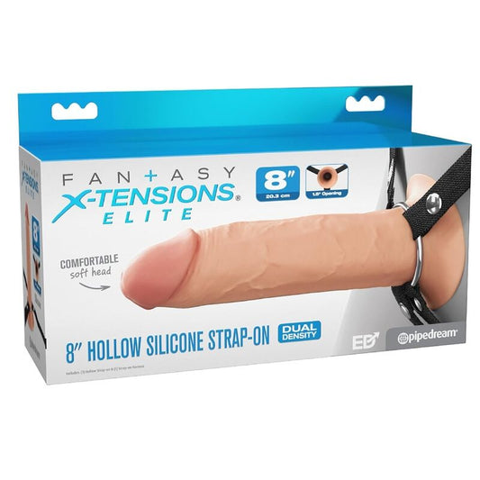 FANTASY X-TENSIONS ELITE - STRAP-ON DE SILICONE OCO DE 20,3 CM - Infernum Store