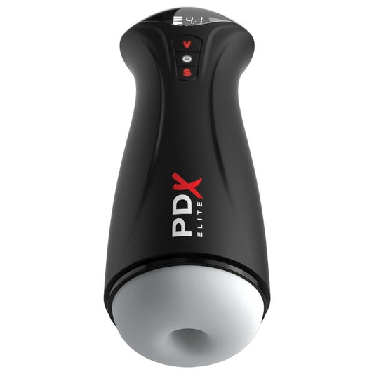 PDX ELITE - FAP-GASM CLEAR MASTURBADOR MASCULINO COM SUCÇÃO INTERMITENTE - Infernum Store