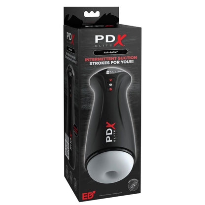 PDX ELITE - FAP-GASM CLEAR MASTURBADOR MASCULINO COM SUCÇÃO INTERMITENTE - Infernum Store