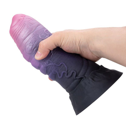 POWER MONSTERS - DREADFUL FIEND BICOLOR FANTASY SILICONE DILDO 24 CM Ø 6 CM - Infernum Store