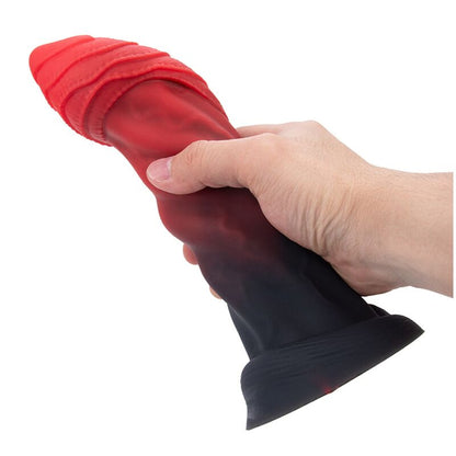 POWER MONSTERS - INFERNAL GOLIATH BICOLOR FANTASY SILICONE DILDO 25 CM Ø 6 CM - Infernum Store