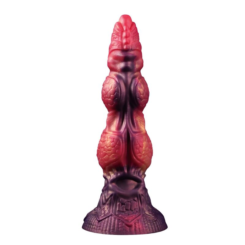 POWER MONSTERS - SAVAGE BEASTLORD TRICOLOR FANTASY SILICONE DILDO 24 CM Ø 5 CM - Infernum Store