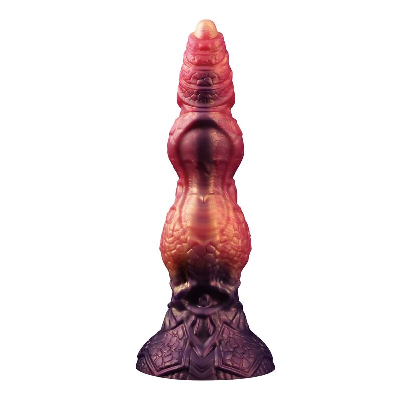 POWER MONSTERS - SAVAGE BEASTLORD TRICOLOR FANTASY SILICONE DILDO 24 CM Ø 5 CM - Infernum Store