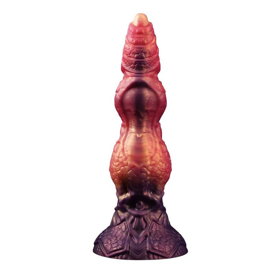 POWER MONSTERS - SAVAGE BEASTLORD TRICOLOR FANTASY SILICONE DILDO 24 CM Ø 5 CM - Infernum Store
