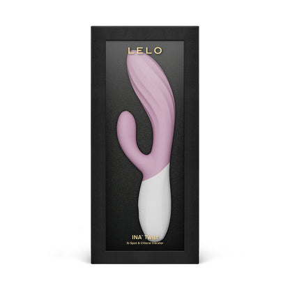 LELO - INA TWIST VIBRADOR DUPLO COELHO PARA PONTO G E CLITÓRIS ROSA - Infernum Store