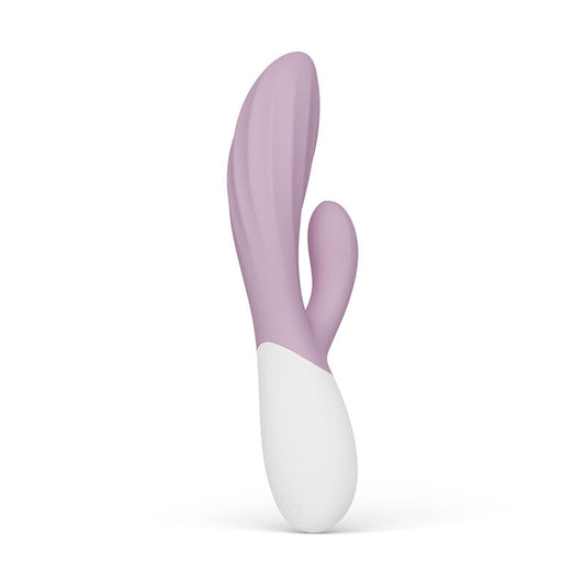 LELO - INA TWIST VIBRADOR DUPLO COELHO PARA PONTO G E CLITÓRIS ROSA - Infernum Store