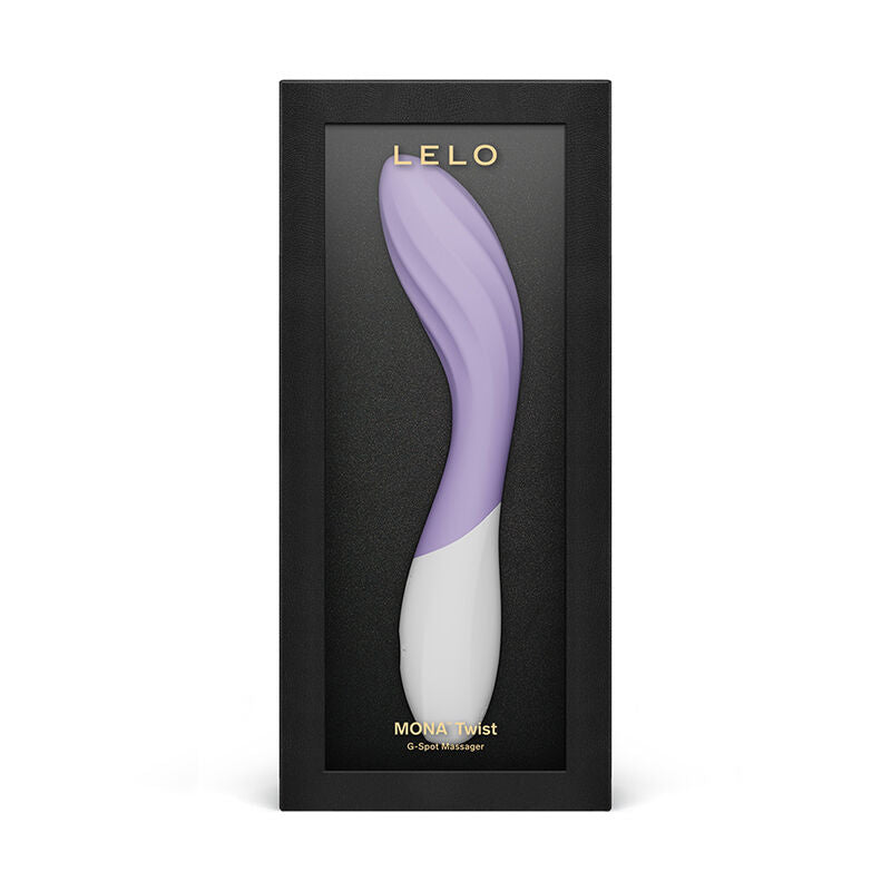 LELO - MONA TWIST VIBRADOR DE PONTO G RECARREGÁVEL COM CONTROLE POR APLICATIVO LAVANDA - Infernum Store