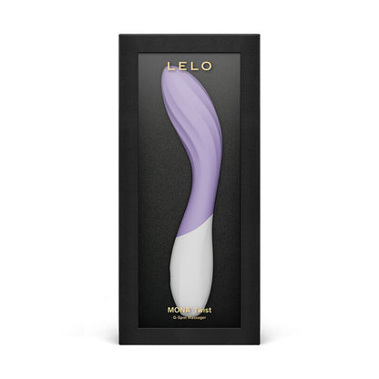 LELO - MONA TWIST VIBRADOR DE PONTO G RECARREGÁVEL COM CONTROLE POR APLICATIVO LAVANDA - Infernum Store
