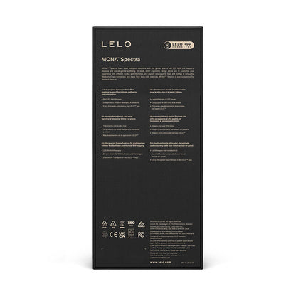 LELO - MONA SPECTRA MASSAGEADOR ÍNTIMO DE LUZ VERMELHA RECARREGÁVEL CONTROLADO POR APLICATIVO - Infernum Store