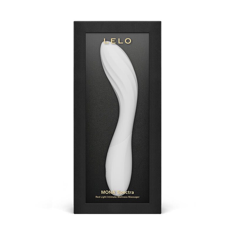 LELO - MONA SPECTRA MASSAGEADOR ÍNTIMO DE LUZ VERMELHA RECARREGÁVEL CONTROLADO POR APLICATIVO - Infernum Store