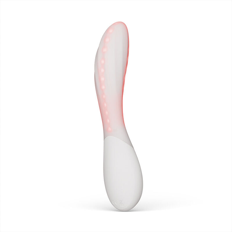 LELO - MONA SPECTRA MASSAGEADOR ÍNTIMO DE LUZ VERMELHA RECARREGÁVEL CONTROLADO POR APLICATIVO - Infernum Store