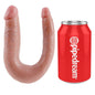 KING COCK - DILDO DE DUPLA PENETRAO 12.7 CM NATURAL - Infernum Store