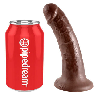 KING COCK - 6" COCK MARROM 15,2 CM - Infernum Store