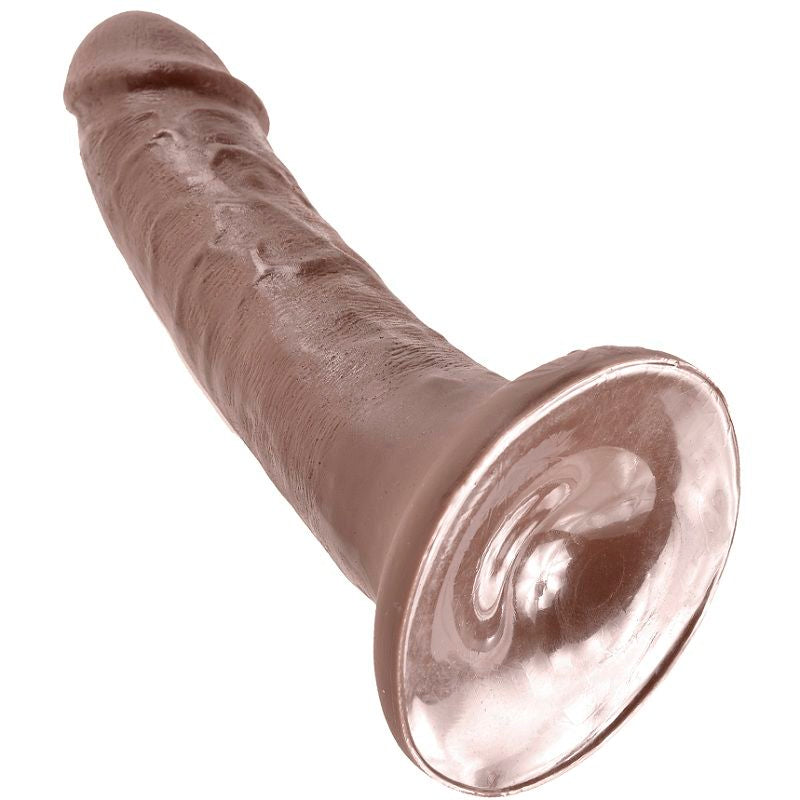 KING COCK - 6" COCK MARROM 15,2 CM - Infernum Store