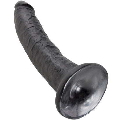 KING COCK - DILDO PRETO 17.8 CM - Infernum Store