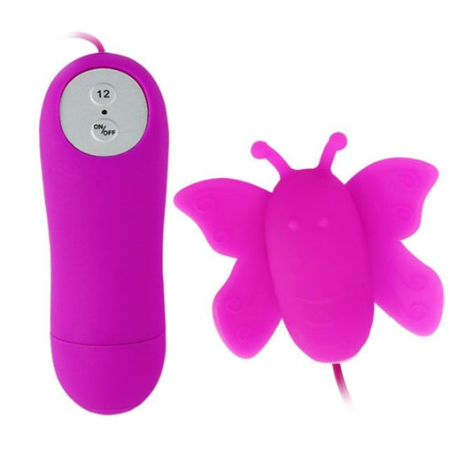 BAILE - LOVE EGGS BUTTERFLY CLITORIS STIMULATOR 12 SPEEDS LILAC REMOTE CONTROL