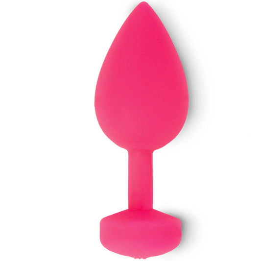 G-VIBE - VIBRADOR RECARREGVEL ANAL FUNTOYS GPLUG GRANDE NEON ROSA 3,9 CM