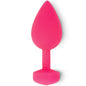 G-VIBE - VIBRADOR RECARREGVEL ANAL FUNTOYS GPLUG GRANDE NEON ROSA 3,9 CM