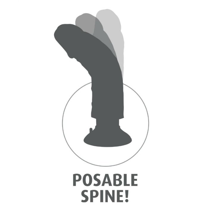 KING COCK - DILDO VIBRANTE COM TESTÍCULOS 20.3 CM NATURAL - Infernum Store