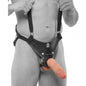 KING COCK - 25,5 CM HOLLOW STRAP-ON SUSPENDER SYSTEM CARNE - Infernum Store