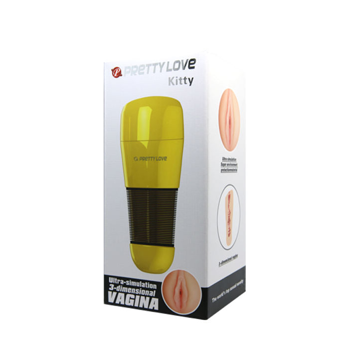 PRETTY LOVE - MASTURBADOR MASCULINO KITTY ULTRA VAGINA SIMULATION - Infernum Store