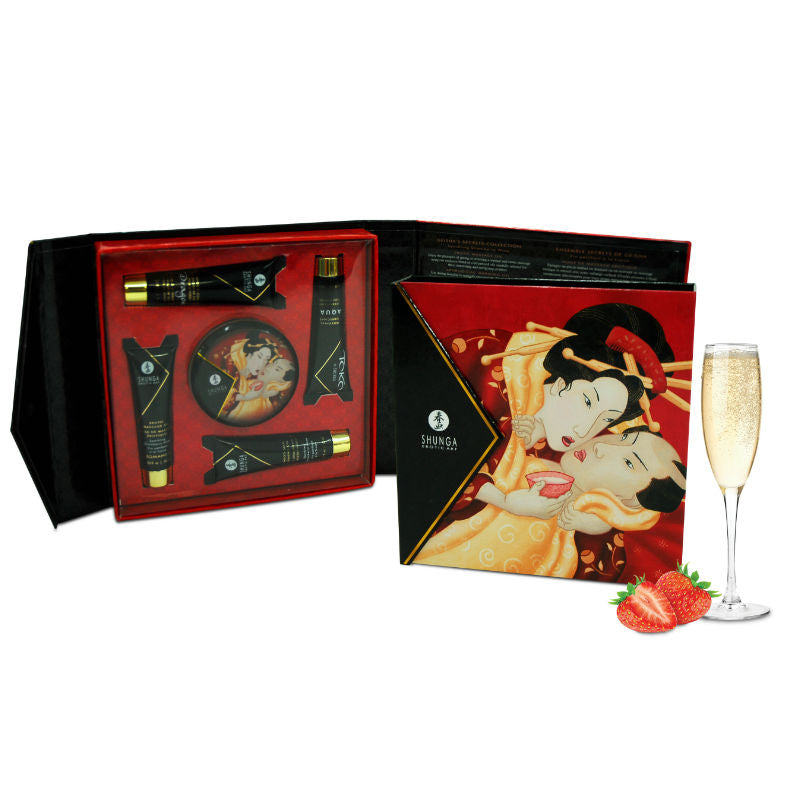 SHUNGA - KIT SECRETO DE MORANGOS E CAVA DE GEIXA