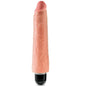 KING COCK - VIBRADOR REALÍSTICO RÍGIDO 23 CM - NATURAL - Infernum Store