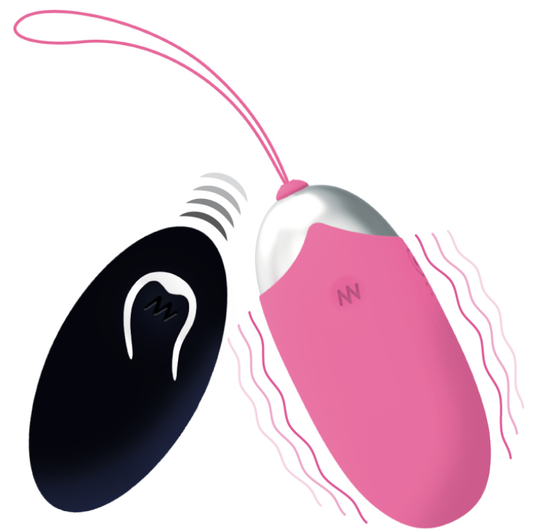 INTENSE - FLIPPY II VIBRATING EGG WITH REMOTE CONTROL PINK